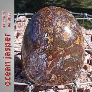 ❤️ #9 Ocean Jasper free form Harmony Balance